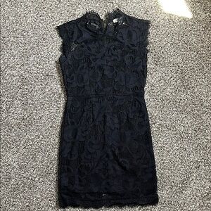 Elegant Black Lace Dress